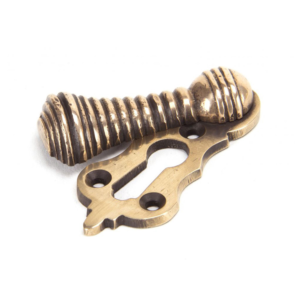 From the Anvil Beehive Escutcheon - Polished Bronze